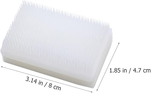 Miniatura 2 de Cepillo sensorial blanco para niños, cepillo de terapia Wilbarger para procesamiento sensorial y terapia ocupacional, 2 unidades
