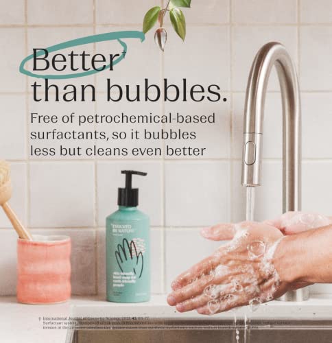 Evolved By Nature Liquid Hand Soap, Rosemary Lemon Essential Oils, Moisturizing Naturally Derived Ingredients Biodegradable Hand Wash, Pack Of 3 (12 Oz). Packaging May Vary #TOP4