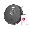 roborock S8 Robot Vacuum and Mop Cleaner DuoRoller Brush 6000Pa Suction ReactiveAI 20 Obstacle Avoidance Sonic Mopping Auto Lifting Mop Works with Alexa Perfect for Pet Hair Black