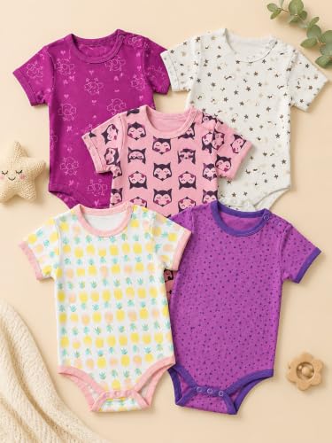 Image of TuddyBuddy 100% Cotton Romper /Bodysuit for Baby Girls