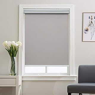 Blackout Shades Roller Shade Window Blinds, Black Out 99% Light & UV, Thermal