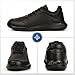 Furuian Non Slip Work Shoes for Men Waterproof Food Service Kitchen Chef Restaurant Walking Sneakers All Black Slip Resistant Work Shoes for Men