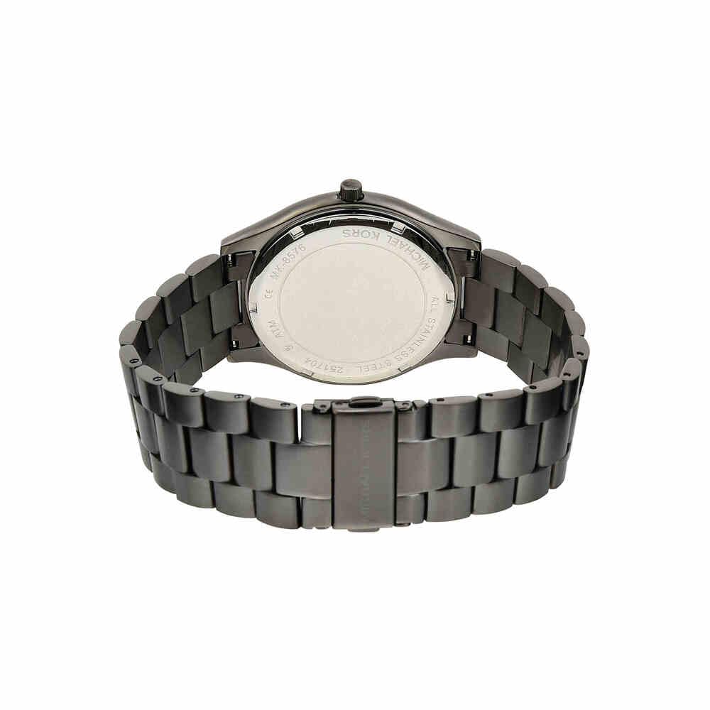 Michael Kors Orologio Runway da uomo, Movimento al quarzo con data a tre lancette e cinturino in acciaio inossidabile o PVC