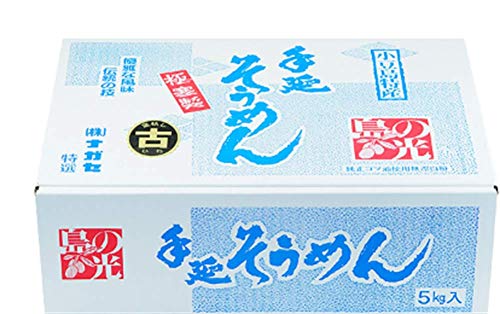 小豆島手延素麺 島の光 特級品黒帯 5kg 100束【古(ひね)物】専用箱入り 素麺 小豆島 そうめん 手延べ 小豆島素麺 黒帯 限定生産 贈答品 贈り物 オリーブアイランド OLIVE ISLAND