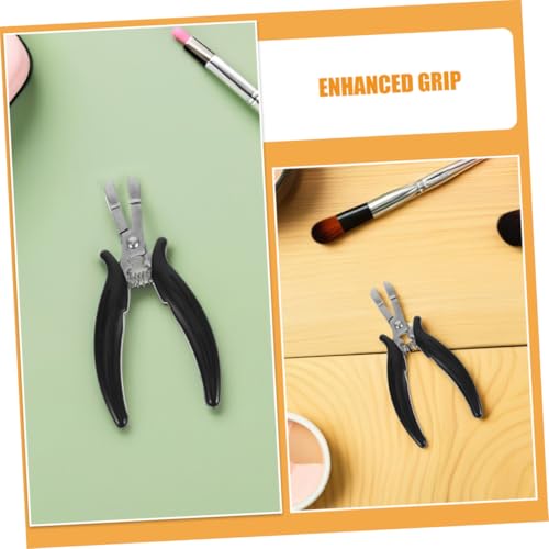 Pinces à extensions de cheveux ergonomiques pour retrait de perles