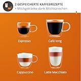 Krups Essential Kaffeevollautomat mit Milchschlauch, 2-Tassen-Funktion, LCD-Display, Einfache...
