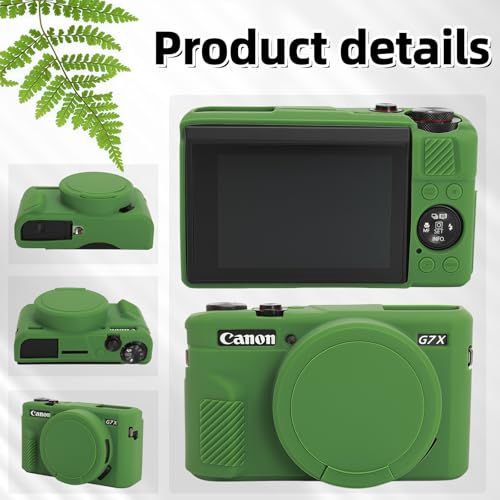 Funda de silicona para cámara Canon G7 X Mark II miniatura 4
