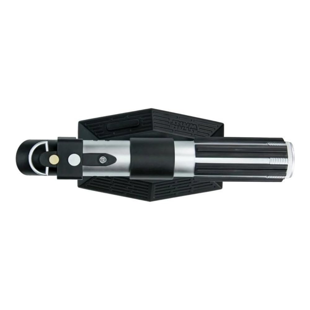 Luce da Parete Lightsaber Star Wars Uplighter Ufficiale, Luce Rossa, Decorazione Collezionabile Sith & Jedi, Regalo per Fan di Lucasfilm, Alimentata a Batterie