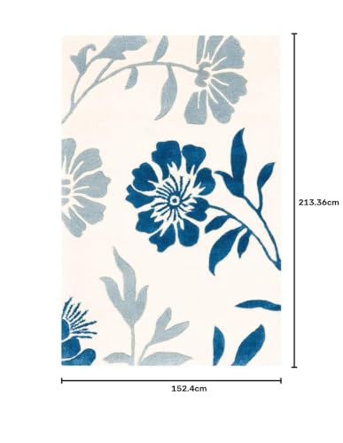 Image of Soft Pure Woolen Modern Collection Tufted Carpet for Living Room,Bedroom'Kitchen and Hall (5 X 7) Feet