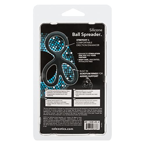 Calexotics Silicone Ball Spreader, Black #TOP5