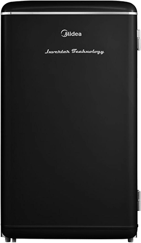Frigobar Retrô 93 litros Preto Inverter Bivolt Midea