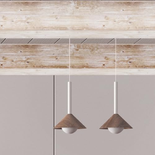 Main Street Vinyl Peel and Stick Wallpaper Panels, Wood Plank, 8-Pack by Main Street - Used condition - Image 4