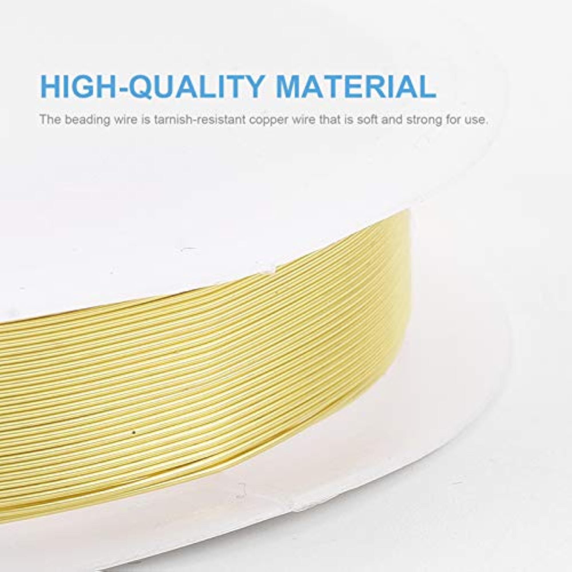 0.7mm Jewelry Beading Wire, 13ft, Silver