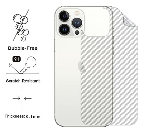 GIOPUEY[4 Pack Back Protector Compatible with iPhone 14 Pro Max, iPhone 14 Pro Max Back Protector Film, Soft TPU, Thin - Image 2