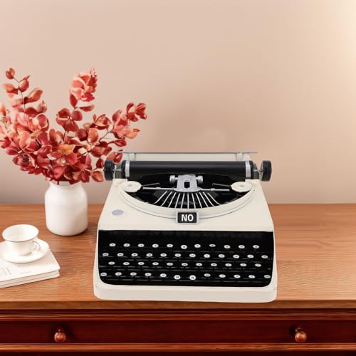 Retro-Schreibmaschinenmodell, Vintage-Schreibmaschinenmodell aus Eisen, Antike Schreibmaschinenfigur, Schreibtischdekoration für Zuhause, Büro, Studio, Café