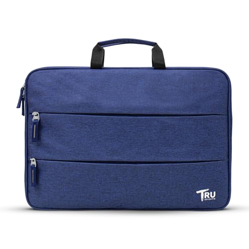 Image of Laptop Sleeve /Pouch /Case /Bag with Handle & Two Front Accessory Pockets - Compatible with Apple, Dell, Lenovo, Asus, HP, Samsung, Mi, MacBook & Notebooks