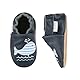 koshine Weiches Leder Krabbelschuhe Baby Schuhe Kinder Lauflernschuhe Hausschuhe 0-3 Jahre (Marineblauer Delfin, Numeric_22)