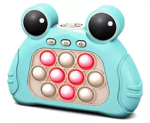 Kit 2 Pop It Game Eletrônico Desafio Popit Fidget Toys Brinquedo Sensorial Anti Stress Sapinho e Coe