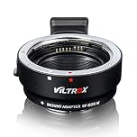 Viltrox EF-EOS M Adaptateur de monture électronique pour objectif Canon EF/EF-S vers Canon EOS-M (monture EF-M) sans miroir M1 M3 M5 M6 M10 M50 M50II M100