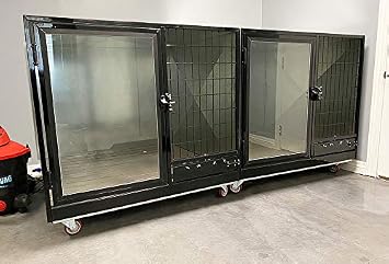 Quick N Clean Side By Side Jumbo Galvanized Cage Banks