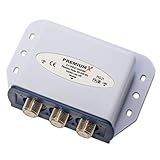 4*1 diseqc 2.0 switch Frequenzbereich: 950-2400 MHz PremiumX PXD-21 DiSEqC Schalter 2/1 Umschalter 2.0 mit Wetterschutzgehäuse Full HD HDTV 3D