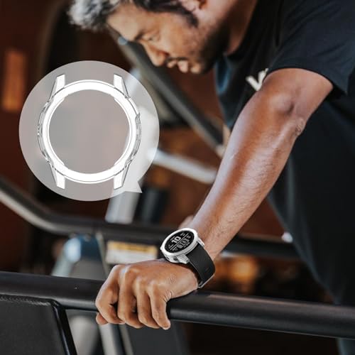 ISABAKE Etui do Garmin Fenix 7X 51 mm, etui ochronne z TPU do smartwatcha, odporne na wstrząsy, odporne na zarysowania, oddychające, lekkie, etui do Garmin Fenix 7X / Fenix 7X Solar
