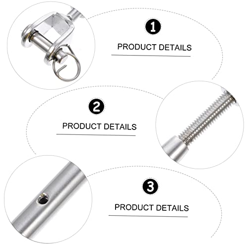 1pc Closed Body Rigging Screw Turnbuckle Tensioner para uso profesional de camping miniatura 4