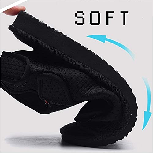 Qdczdq Woman Diabetic Shoes, Extra Wide Width Open Toe Sandals, Women Casual Adjustable Walking Shoes Wide Shoes For Elderly Swollen Feet Non-Slip #TOP3