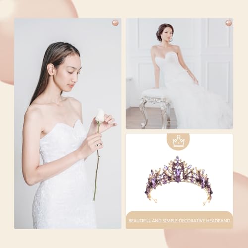 Tiara de Novia Holibanna Ligera contra Peinados Pesados 6