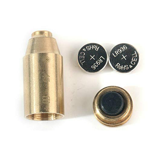 360 Tactical .45 Cal Red Dot Laser Boresighter Brass Cartridge Bore Sight Red Hunting Tool Boresight #TOP6