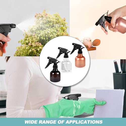 Eteamcan Sprühflasche Klein Haare 250ml Leere Kleine Sprühflaschen Friseur Wassersprühflasche zum Befüllen Haar Wassersprüher Pflanzen Spray Bottle Hair 3er