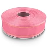 rosa clara comunion 2018 julieta PARA MANUALIDADES - La cinta de tela brillante es ideal para muchos trabajos manuales y pasatiempos creativos. Se puede utilizar para diferentes proyectos de bricolaje e ideas creativas para manualidades: envoltura de regalos, envoltura de pasteles, accesorios de ropa o manualidades hechas a mano.
