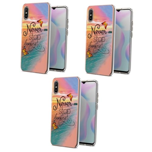 Uonlytech 3piezas Funda De Teléfono Elegante De TPU Antigolpes para Protección y Diseño Compatible con Carga Inalámbrica Antirayones y Anticaídas