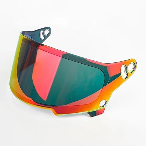 Motorradhelm Visier für Bell Eliminator,Antikratz Antifog Winddicht UV-Schutz Visier Motorradhelm Ersatz Zubehör,E
