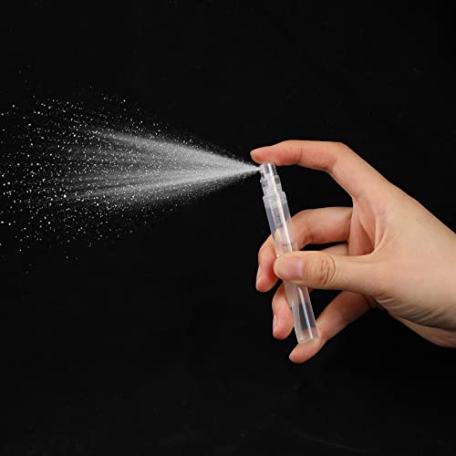 Kalione Mini Spray Bottle 5Ml Clear Plastic Spray Bottles Empty Refillable Perfume Bottles Fine Mist Mini Perfume Bottle Small Empty Sample Containers Portable Atomizer Bottle For Travel 20Pcs #TOP15
