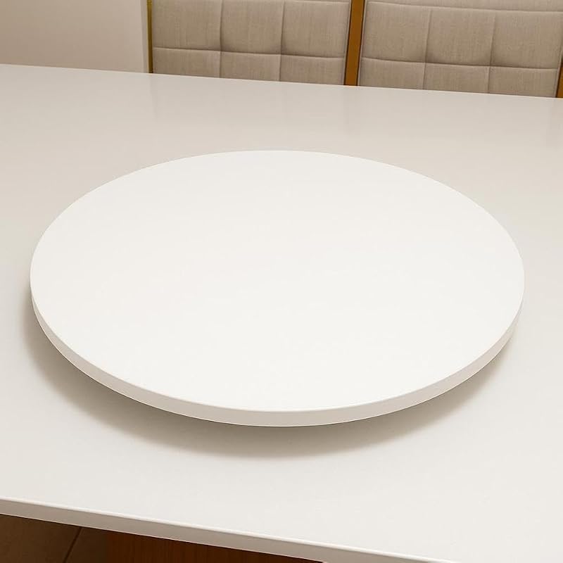 Centro De Mesa Prato Giratório Tábua 40cm Branco