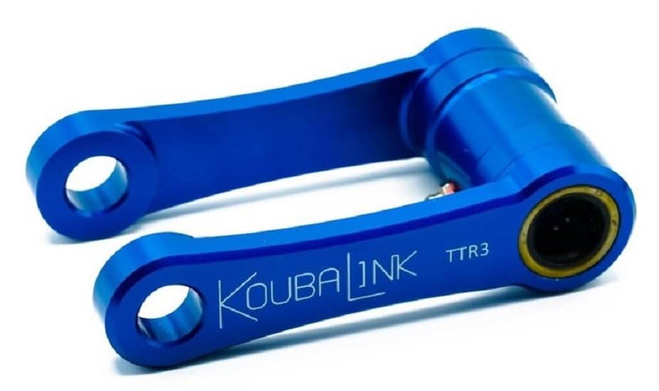 Kit rabaissement selle 50.8 mm bleu de précision pour suspension Yamaha TTR250
