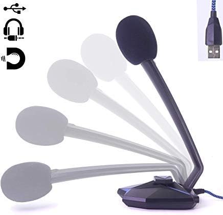 Amazon: ZaxSound Gaming USB Microphone, Long Adjustable Neck, Heavy