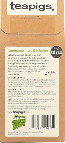 Teapigs Tea Lemongrass Pure, 15 Ct #TOP1
