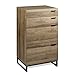 WLIVE 4 Drawer High Dresser, Drawer Chest, Storage Cabinet for Home Office