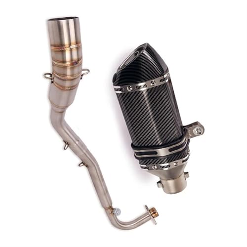 Silenciador escape completo 51 mm moto Kawasaki Z125Pro tubo enlace colector delantero kit