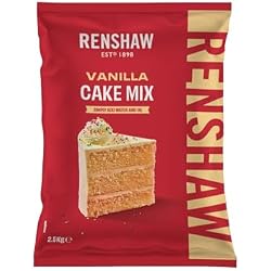 Renshaw Ready to Use Vanilla Sponge Cake Mix, 2.5 kg Pack of 1