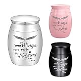 Small urns for Human Ashes Keepsake urns Mini Cremation Urns Angel Memorial urn Decorative Funeral B