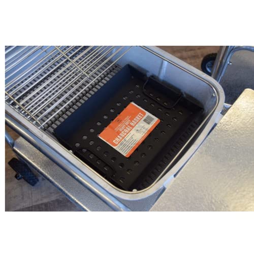Pk Grills Heavy Duty Basket Tray For Barbecue, Fits Pk Original And Other Charcoal Bbq Grills, Pk99090, Black #TOP2