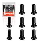 Door Hinge Nuts Replacement Screws Compatible for 2018-2023 Jeep Wrangler JL JLU Gladiator JT, Replacement Compatible with Factory OEM Hinge Fasteners, 2/4-Door (8pcs)