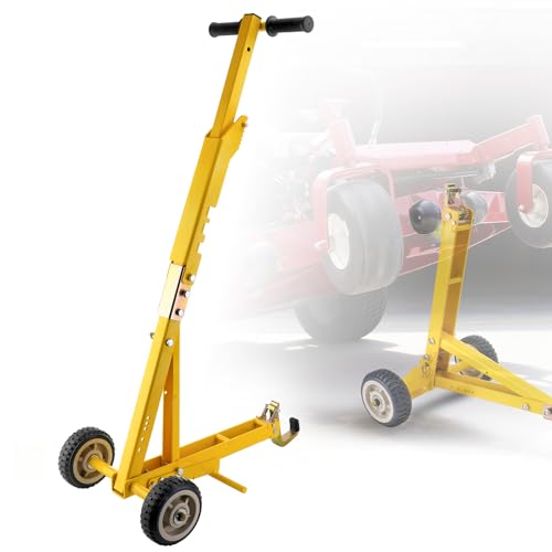 Lawn Mower Jack 800LBS Capacity Zero Turn Mower Jack Lift Foldable Heavy-Duty for Commercial or Push Mowers ZTR