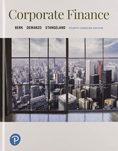 PEARSON EDUCATION - Corporate Finance, Canadian Edition - 5.0/5 - -86%
