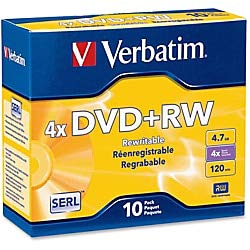 DataLife Plus Branded DVD+RW Disc (Pack of 10)