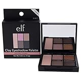 e.l.f. Long Lasting Wear Clay Eyeshadow Palette, Saturday Sunsets, 0.26 Ounce