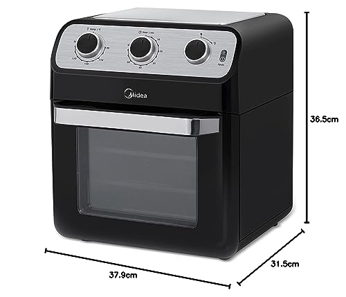 Airfryer 2 Em 1 Fritadeira E Forno Midea 12l 110v